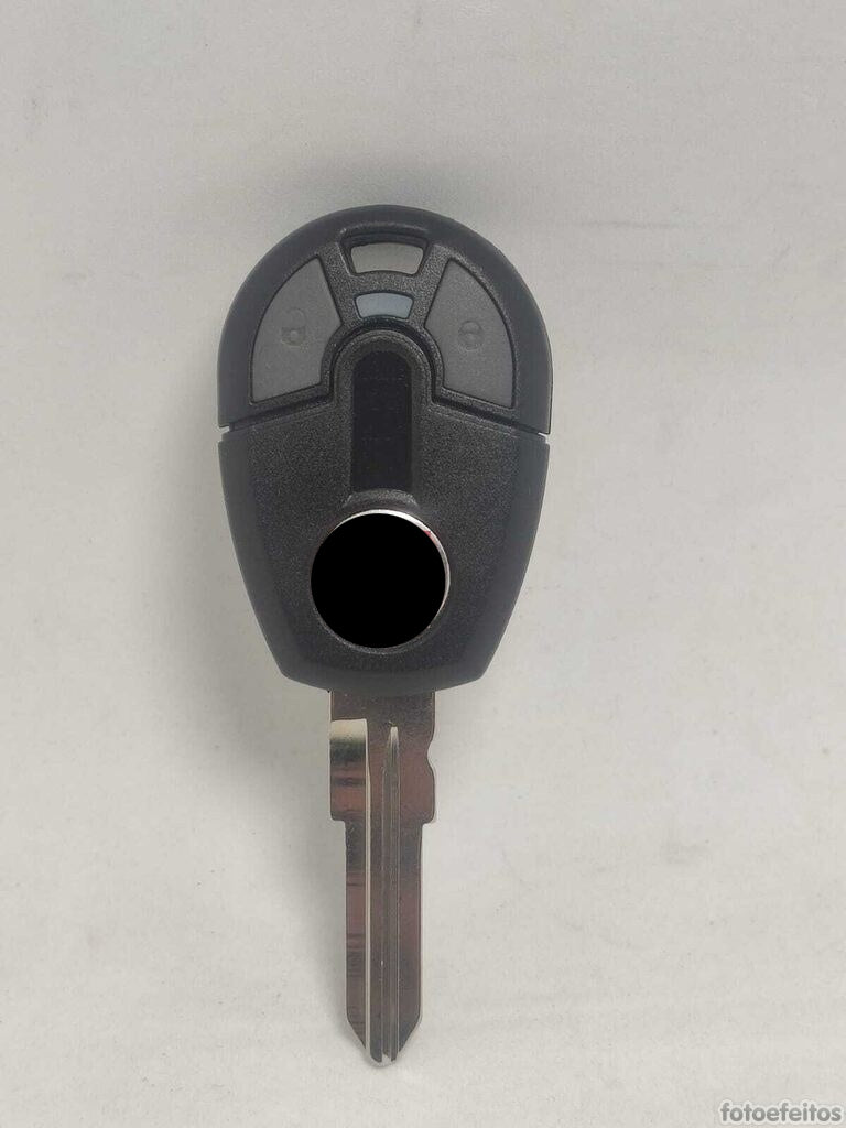 Capa Carcaça Oca da Chave Contato Controle Fia Palio Uno Fiorino Siena Strada 2 Botões