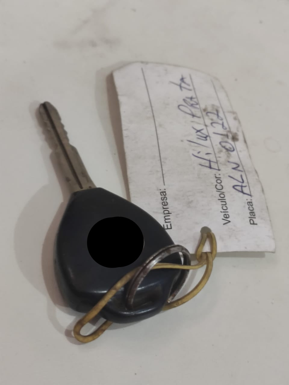 Chave Ignição Hilux 2009 2010 2015 Original Completa 3botoes