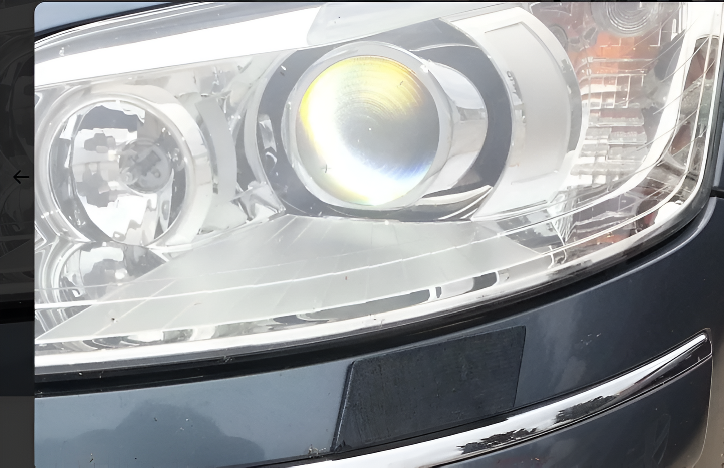 Tampa Esguicho Limpador Farol Esquerdo Citro C4 Vtr Pallas 2007 2008 2012 Motorista Lavador Moldura parachoque