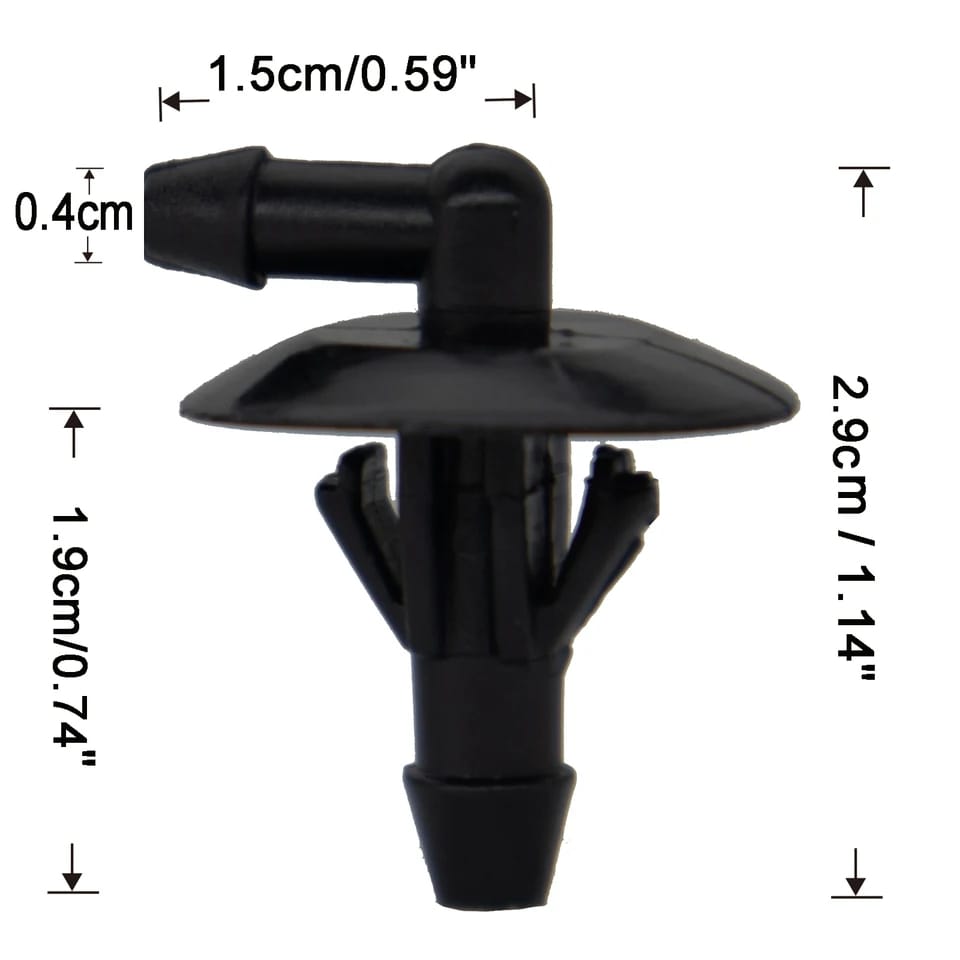 Esguicho Brucutu Limpador de Agua Parabrisa Merced Sprinter MB180 A6318690024 6318690024