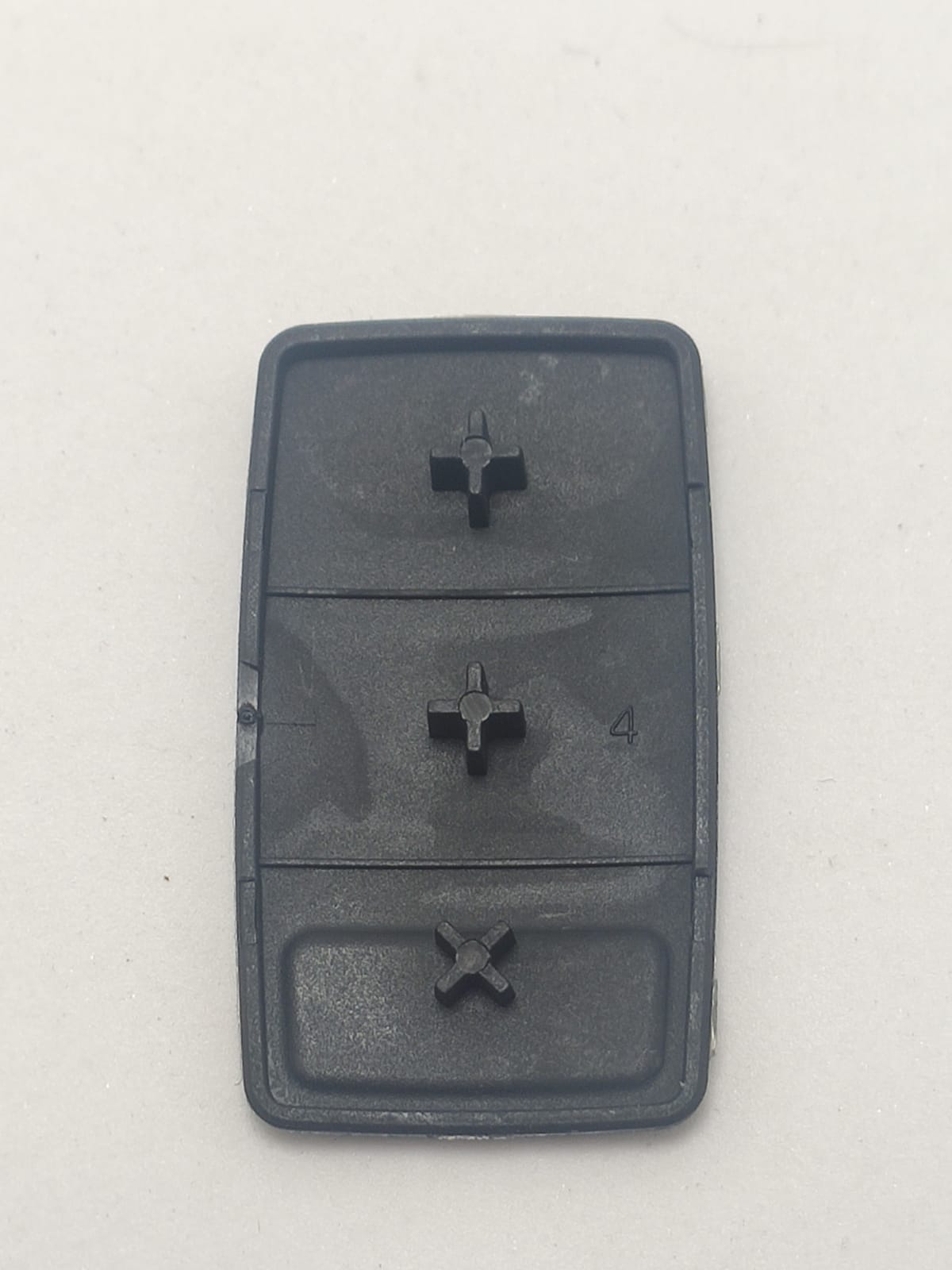 Capa Botão Borracha Chave Vw Gol G5 Polo Fox Golf Spacefox Parati Voyage Bora 3 Botoes