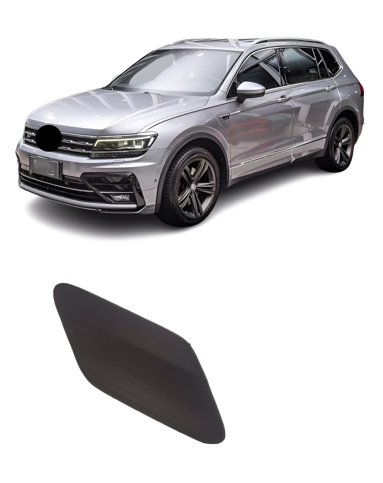 Tampa Esguicho Limpador Farol Direito Tiguan R-line Allspace 2018 2019 2020 2021 2022