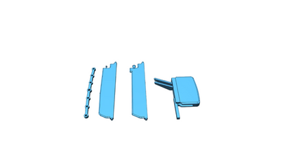 Aletas Difusor Ar Botão Direcional Pajero Full 08-20 Modulo