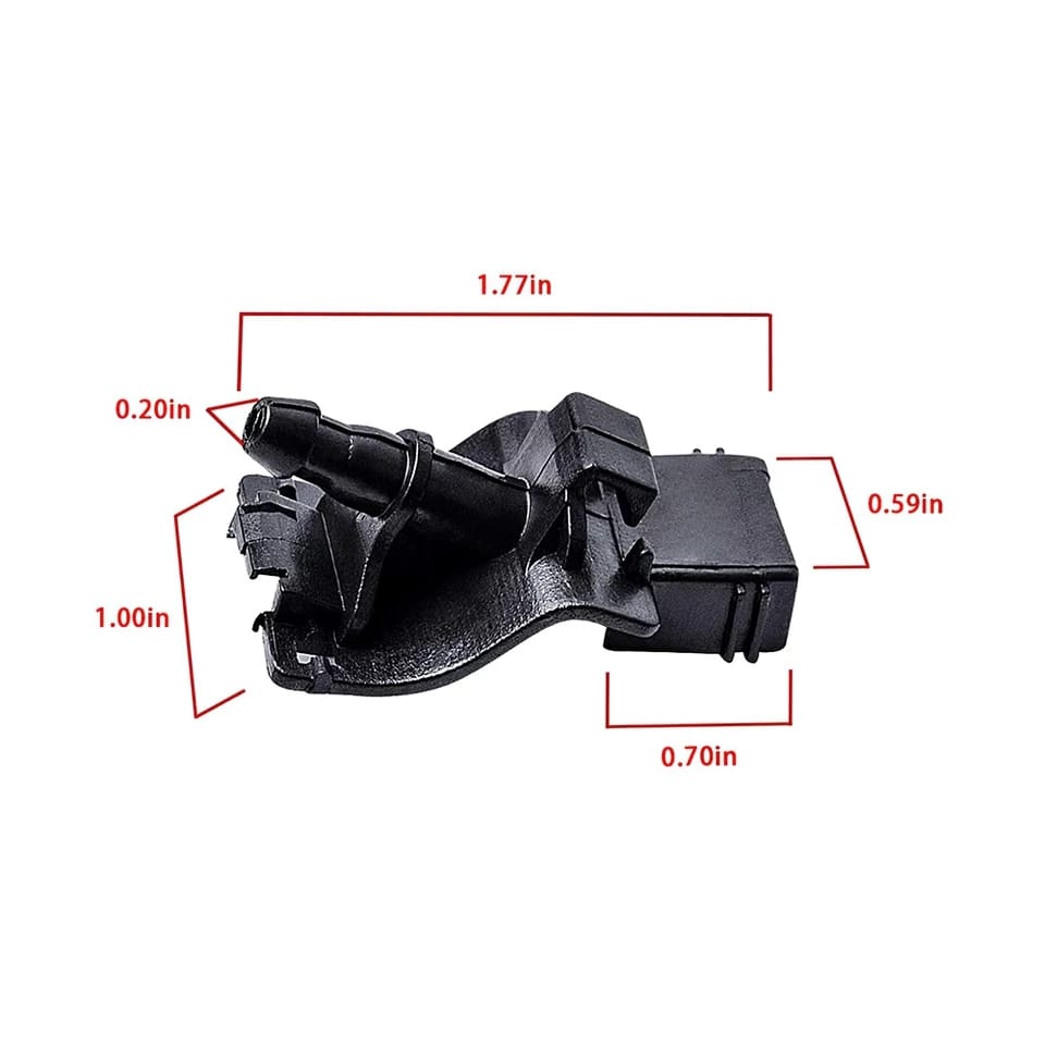 Bico Esguicho Brucutu Limpador Parabrisa Mitsubis Outlander 2013 2014 2015 2016 2017 2018 2019 2020 2021 2022