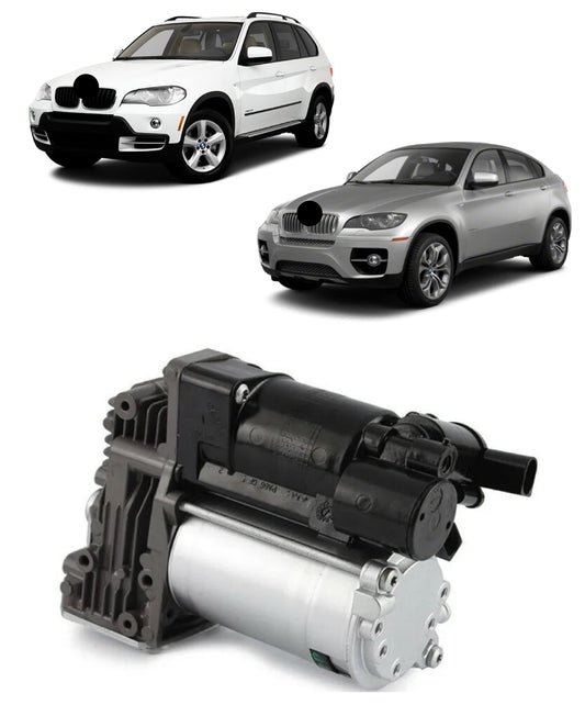 Compressor de Ar Suspensão Bm X5 X6 E70 E71 E72 2007 2008 2009 2010 2011 2012 2013 2014 37206859714