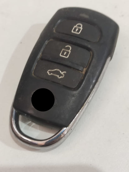 Chave Controle Alarme Azera Santa Fé 3 botoes Completa Origi