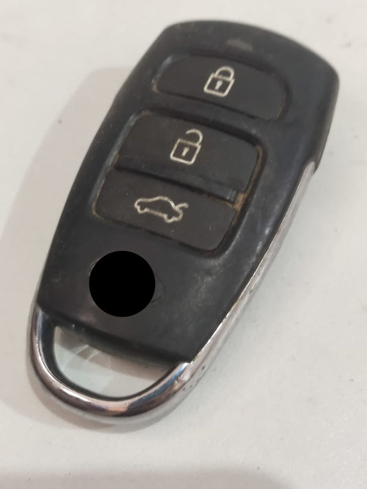 Chave Controle Alarme Azera Santa Fé 3 botoes Completa Origi