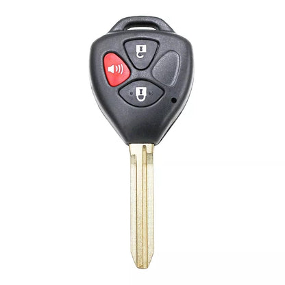 Capa Carcaça Chave Toyo Corolla Hilux Rav4 Etios 2009 2010 2011 2012 2013 2014 2015 2016 3 Botoes