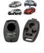 Capa Carcaça Oca da Chave Contato Hon Civic City Fit 4 Botoes Com Panico Sem Lamina 2007 2008 2009 2010 2011 2012 2013