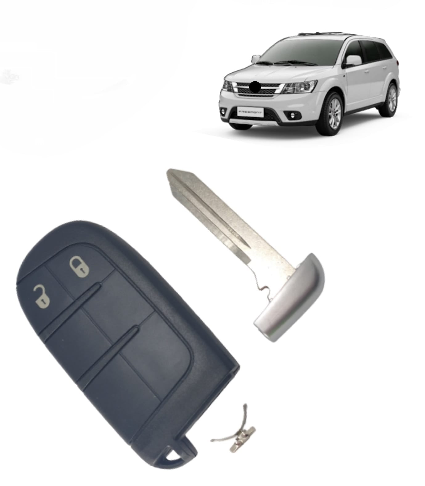 Carcaça Oca Capinha Capa Da Chave Presença Freemont Argo Compass Toro 2013 2014 2015 2016 2017 2018 2019 2020 2021 2022