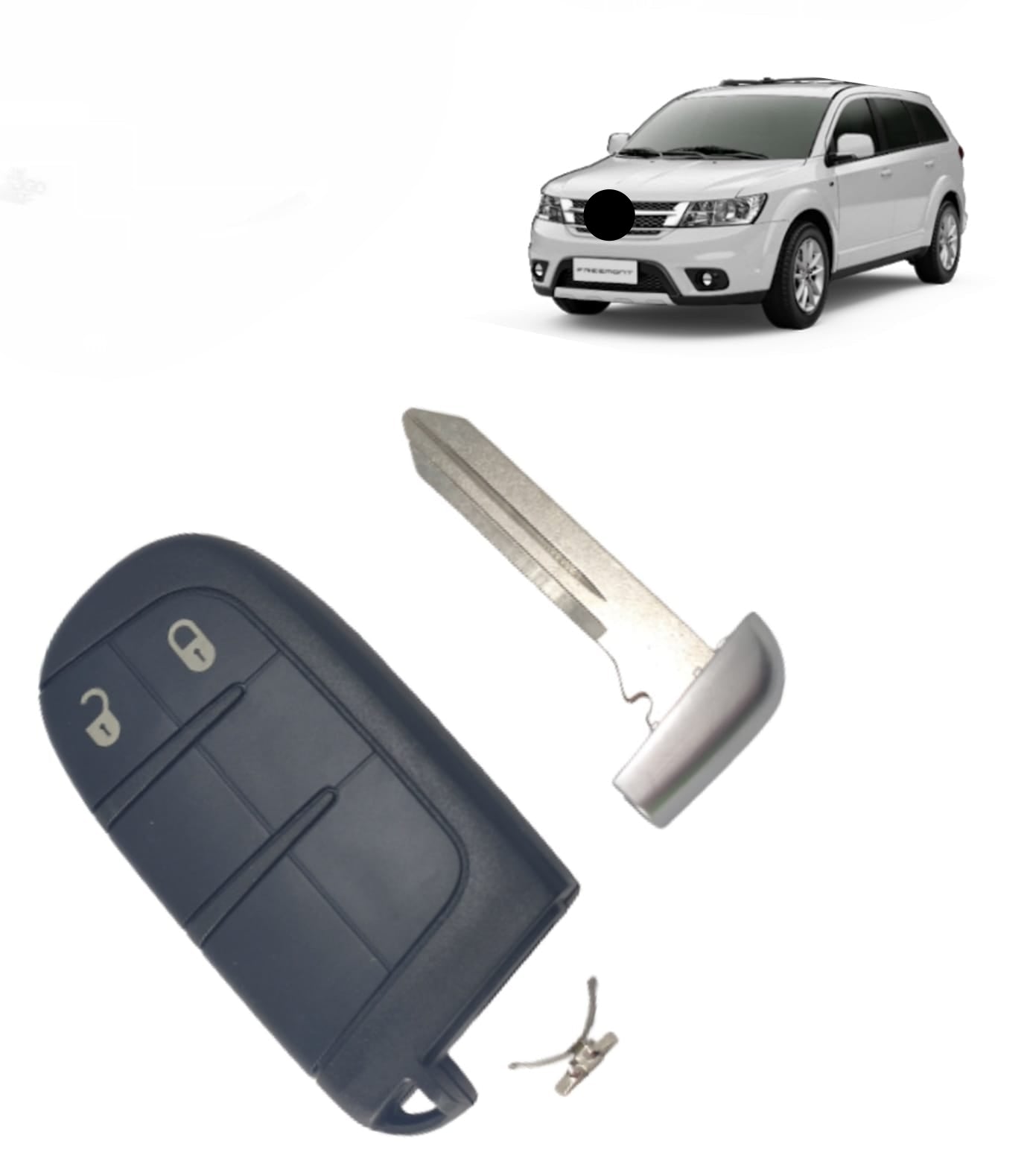 Capa Carcaça Oca Case Chave Freemont Journey Chrysl 300C 2012 2013 2015 2016 2017 2018 2019 Capinha