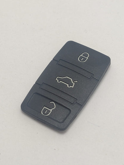 Capa Botão Borracha Chave Vw Gol G5 Polo Fox Golf Spacefox Parati Voyage Bora 3 Botoes