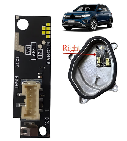 Placa do Modulo Reator Led Farol Direito T-Cross 2018 2019 2020 2021 2022 2023 2GM998479