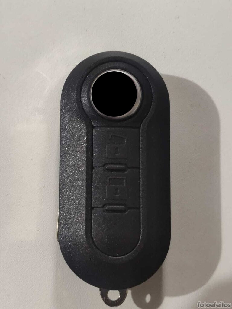 Capa Carcaça Oca da Chave Contato Canivete Fia 500 Palio Uno Strada Siena Punto Stilo Ducato Fiorino 2008-2018 2botoes
