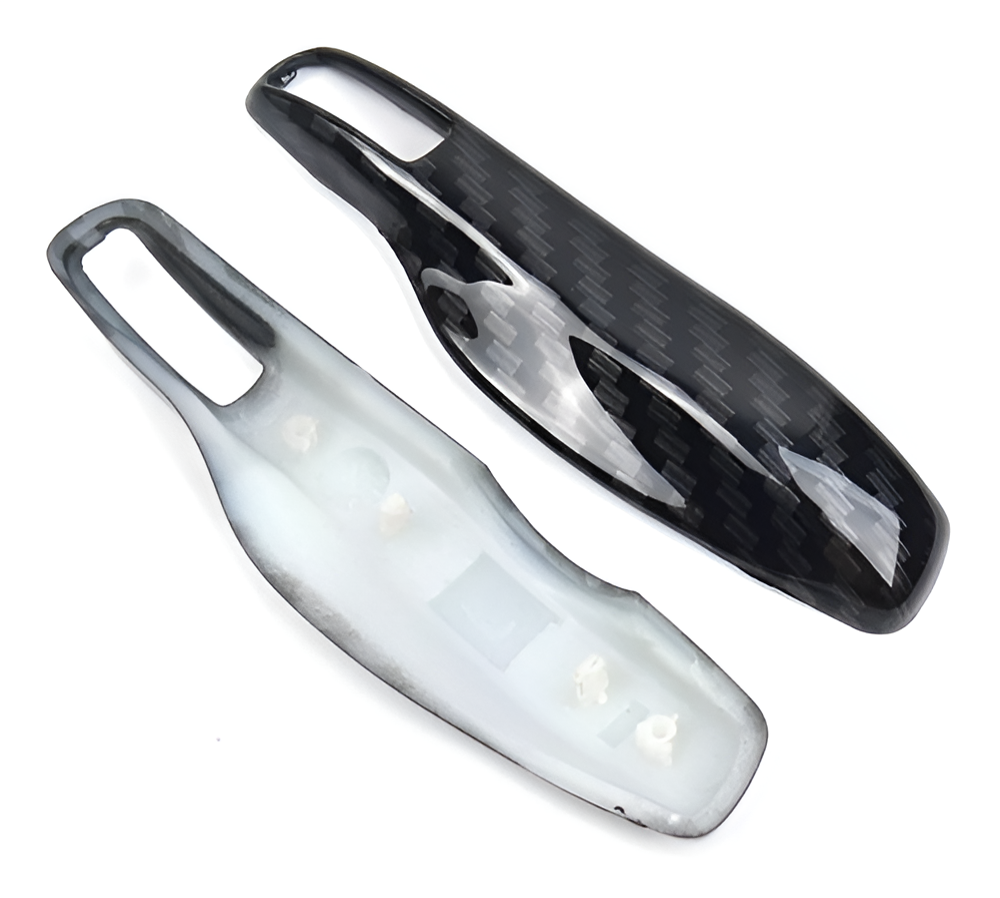 Capinha Carcaça Carbono Lateral Chave Porsc Cayenne 911 Boxter 2011 2012 2013 2014