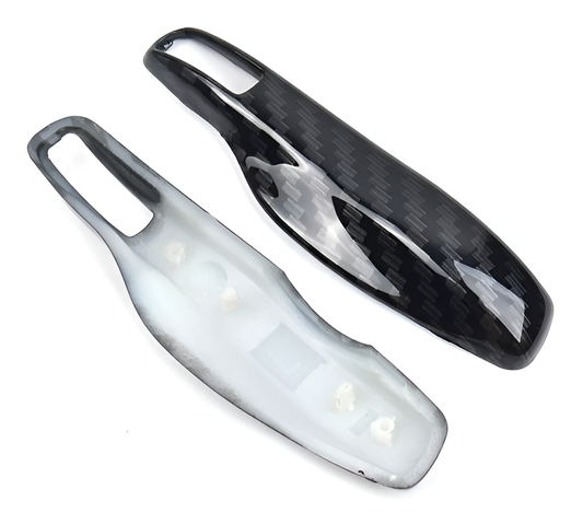 Capinha Carcaça Carbono Lateral Chave Porsc Cayenne 911 Boxter 2011 2012 2013 2014