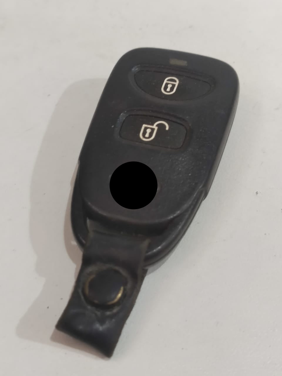 Chave Controle Alarme Tucson 2006 2014 2 botoes Completa