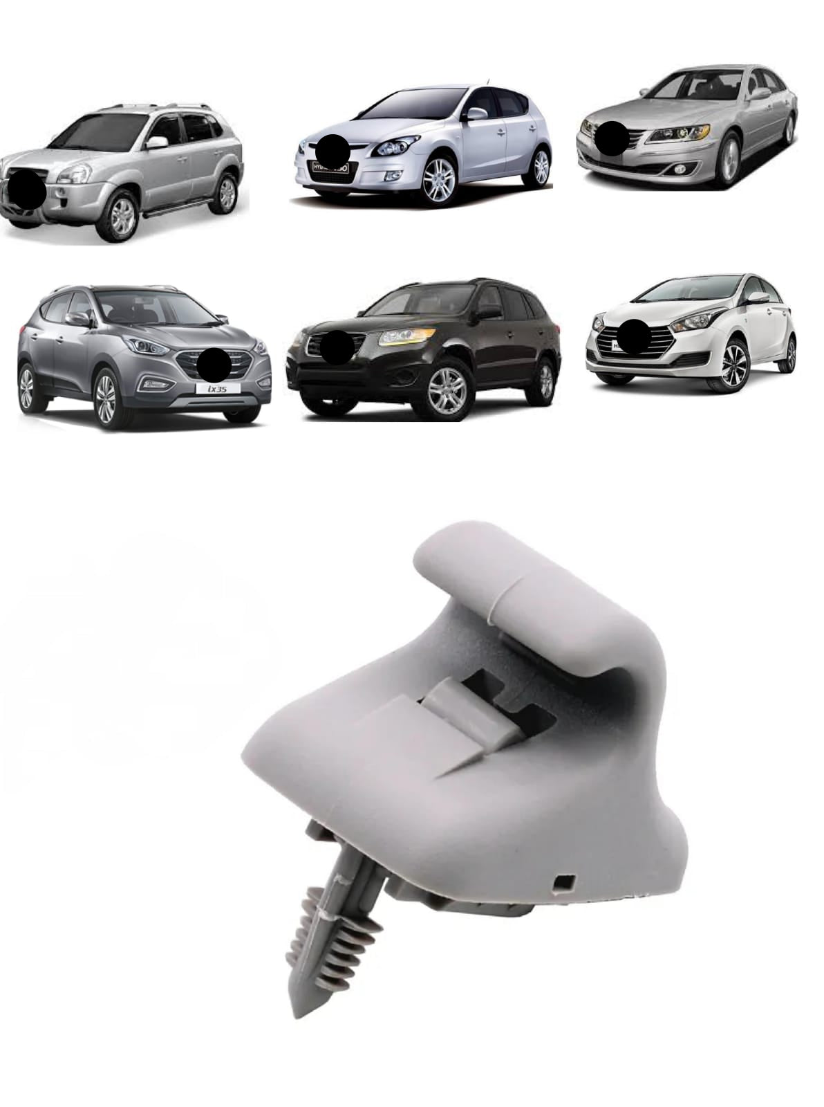 Suporte Presilha Grampo Para Sol Hyun I30 Hb20 Tucson Sonata Santa Fé Azera Ix35 85235-1c300qs