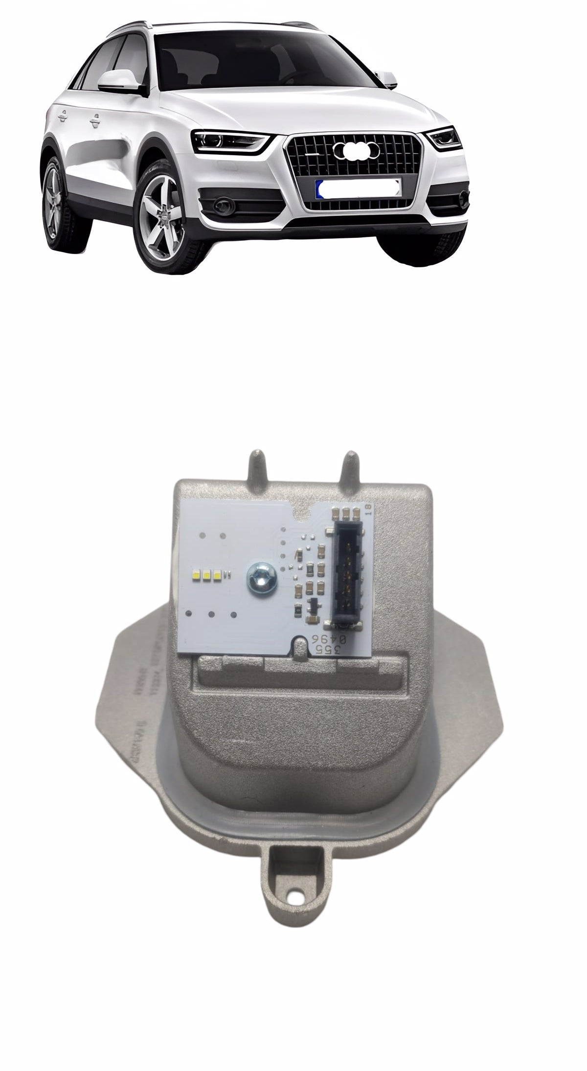 Modulo Reator Farol Esquerdo Led Drl Diurna Aud Q3 2016 2017 2018 8U0941475B 3550496 17965