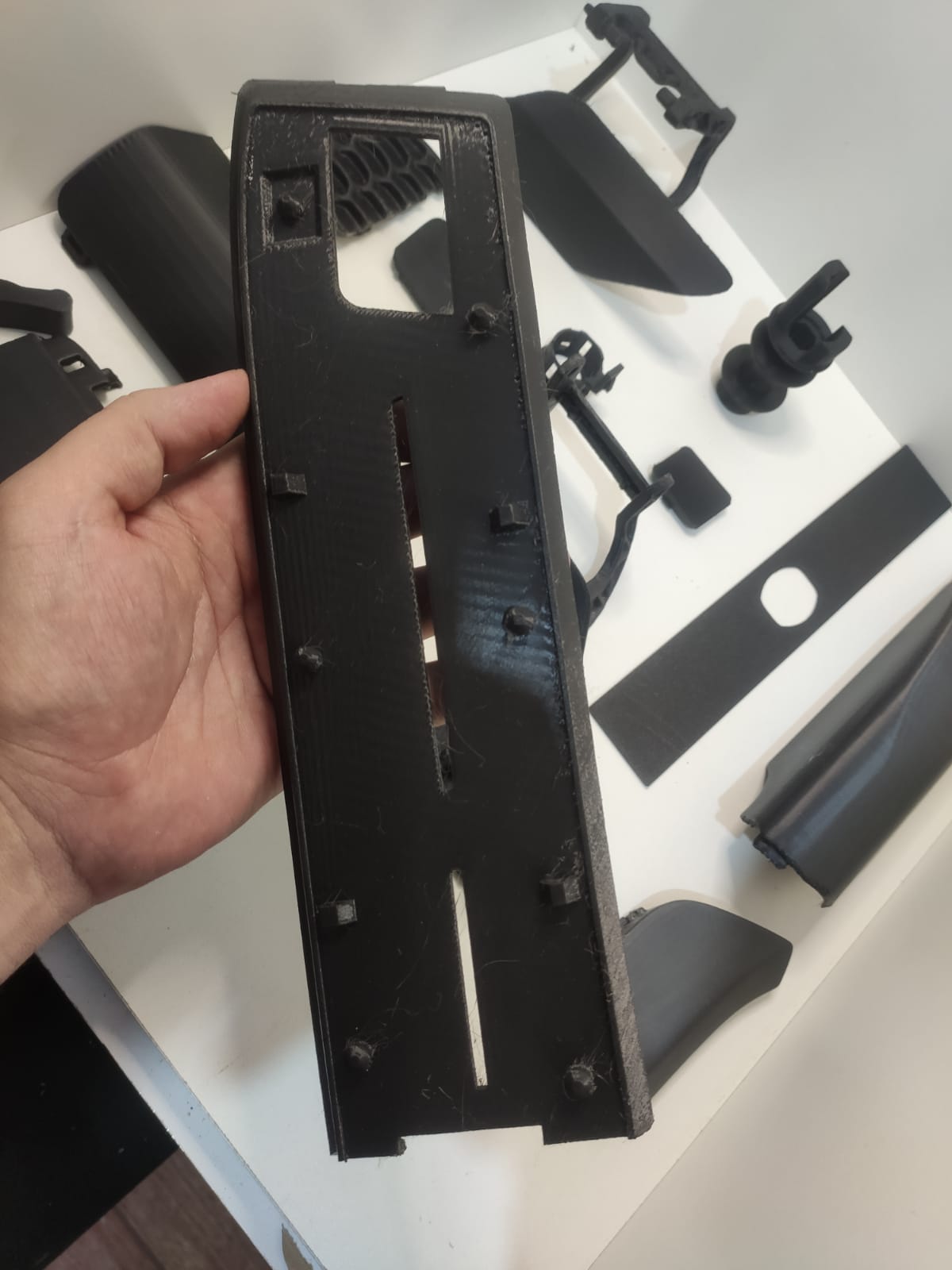 Serviço De Impressão 3d Scaneamento Scanner sua peça Automotiva Tampa Reboque Capas Painel Internas Aud Bm Merced Porsc