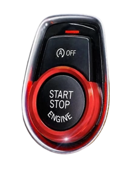 Capinha Vermelha Botão Star Stop Bm Séries 1 2 3 X1 X3 X5 X5 318 316i 320i 325 328i 120i 116i 2009 2010 2013 2014 2015