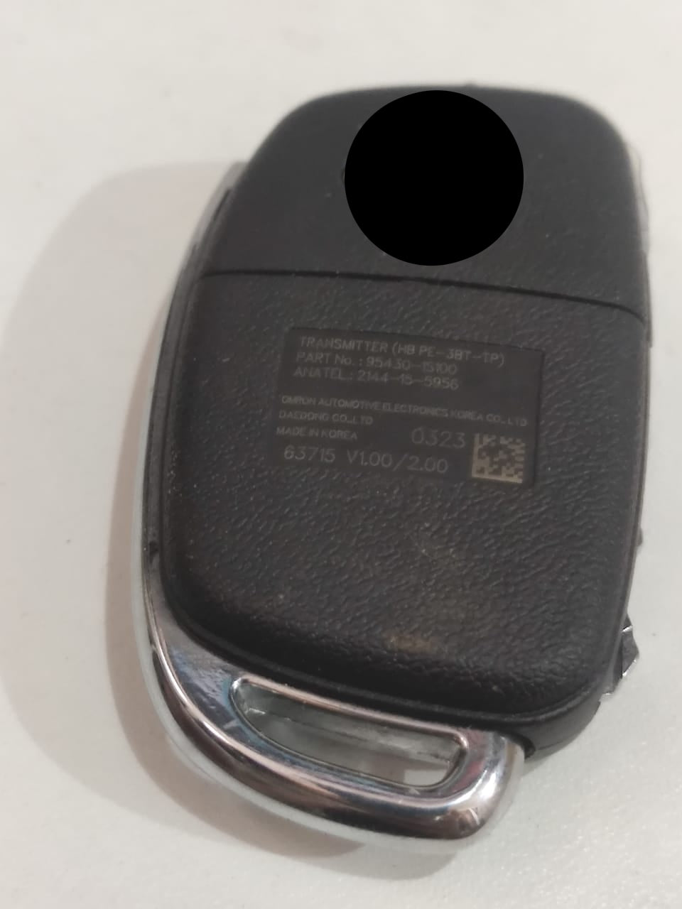 Chave Canivete Completa Hb20 2013 2014 2018 Original 3botoes