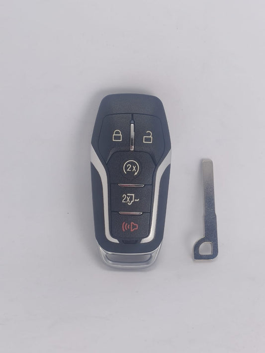 Capa Carcaça Oca Chave Presença For Fusion Titanium Se 2013 2014 2015 2016 2017 2018 5 botoes Com Lamina Capinha