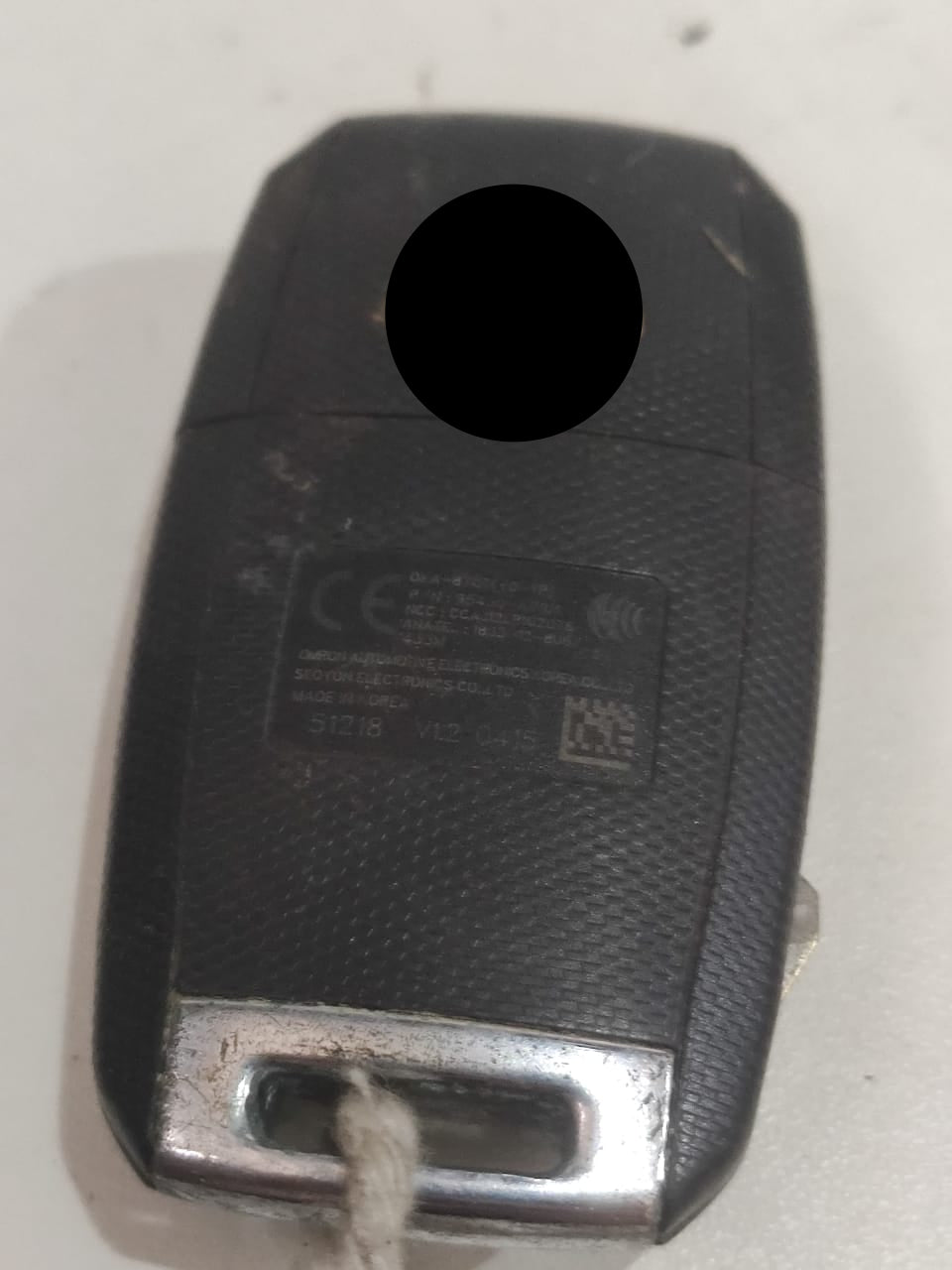 Chave Canivete Original Sorento Cerato 3 botoes Completa