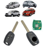 Chave Completa Ignição Contato Hon Civic Fit City Crv 2 Botões Sem Panico Frequencia 313.8 Mhz Id46 FCC ID:HLIK-1T