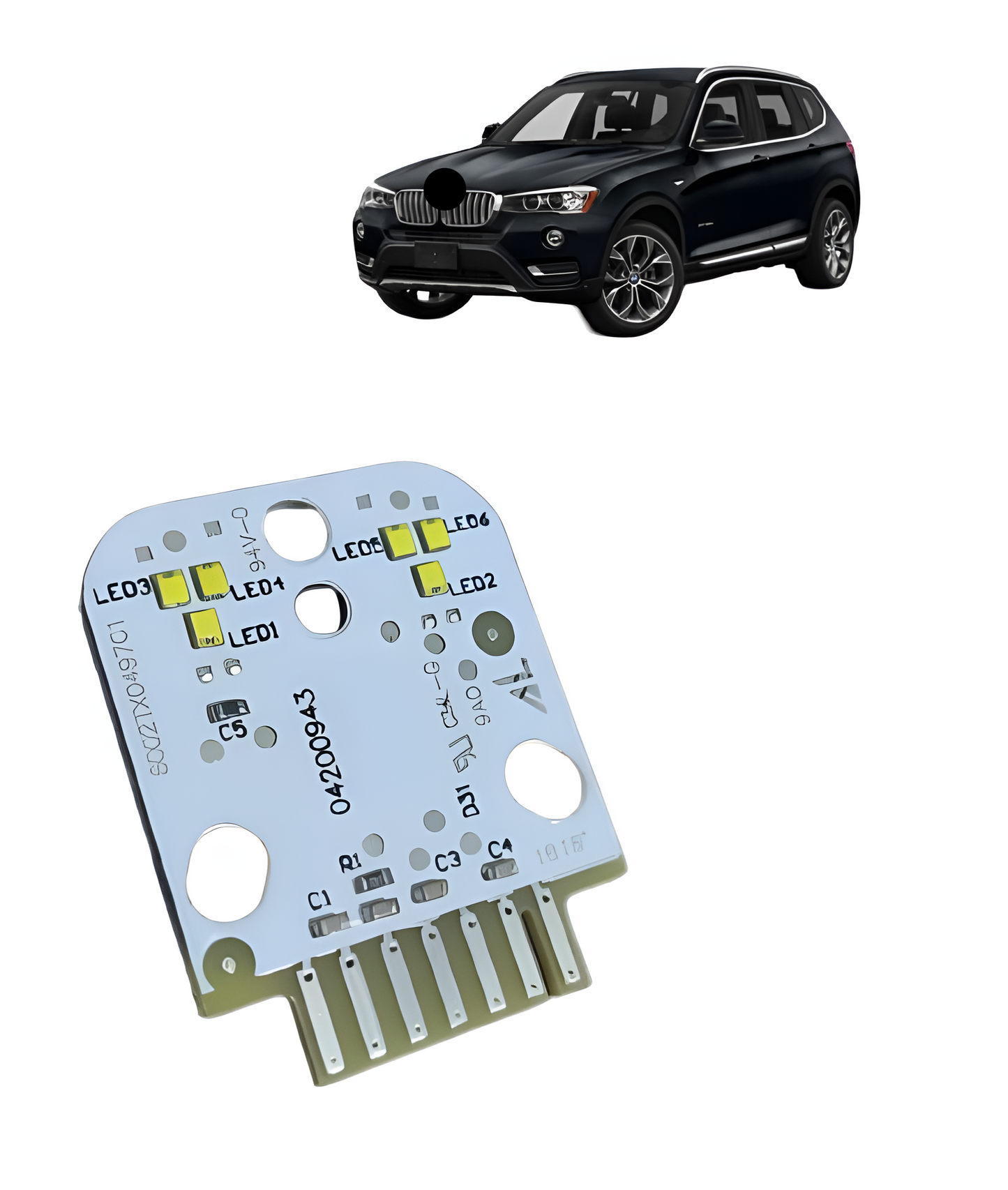 Placa Circuito do Módulo Reator Farol Led Direito Esquerdo Bm X3 X4 2016 2017 2018 2019 63117466108 7466107 Passageiro