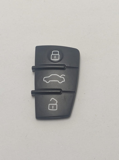 Capa Botão Borracha Keypad Chave Aud A3 A4 A1 TT Q3 Q5 Q7 2006 2007 2008 2009 2010 2011 2012 2013 3 Botoes