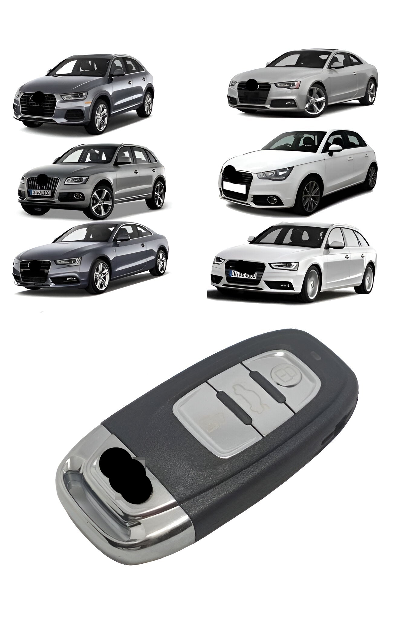 Chave de Ignição Aud A1 A3 A4 A5 A6 A7 Rs4 Rs5 Q3 Q5 Q7 S4 S5 S6 2009 2010 2011 2012 2013 2014 2015 2016 433 mhz Compl