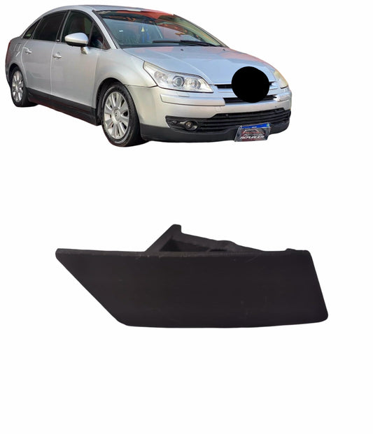 Tampa Esguicho Limpador Farol Direito Citro C4 2004 2005 2006 2007 2008 Lavador Moldura Acabamento parachoque passageiro