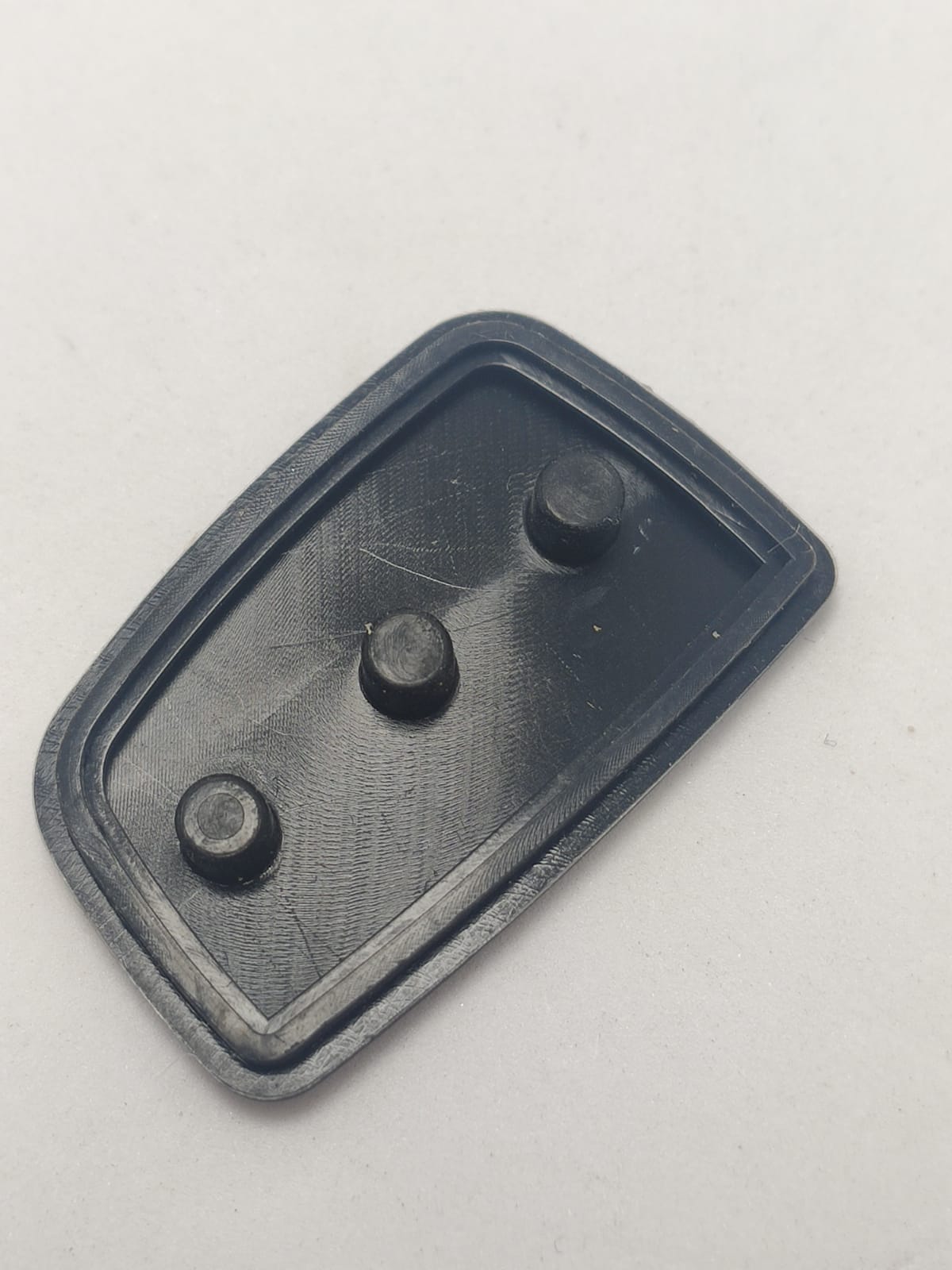 Capa Carcaça Chave Borracha Key Pad Hyun Hb20 Ix35 Santa Fé Azera Elantra 3 Botões brake Hold 2008 2009 2010 2011 12