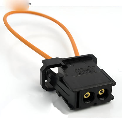 Cabo Fibra Optica Radio Multimidia Bypass Adaptador Aud Bm Porsc Merced Jagu Volkswag Macho