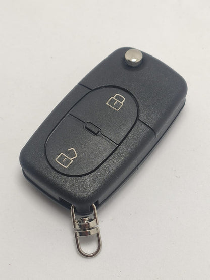 Capa Carcaça Oca Chave Aud A2 A3 A4 A6 1997 1998 1999 2000 2001 2002 2003 2004 2005 2006 2 Botoes