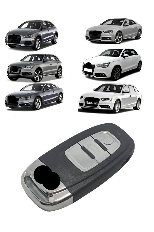 Capa Carcaça Oca da Chave Presença Aud Q3 Q5 A1 A3 A4 S4 A6 A7 A8 S5 Rs5 Rs4 2009 2010 2011 2012 Lamina HU66 3 Botoes