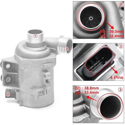 Bomba De Água Bm 318i 320i 328i X1 428i 420i 528i X3 X5 Z4 3.0 6cc 2006 2007 2008 2009 2010 11517586925