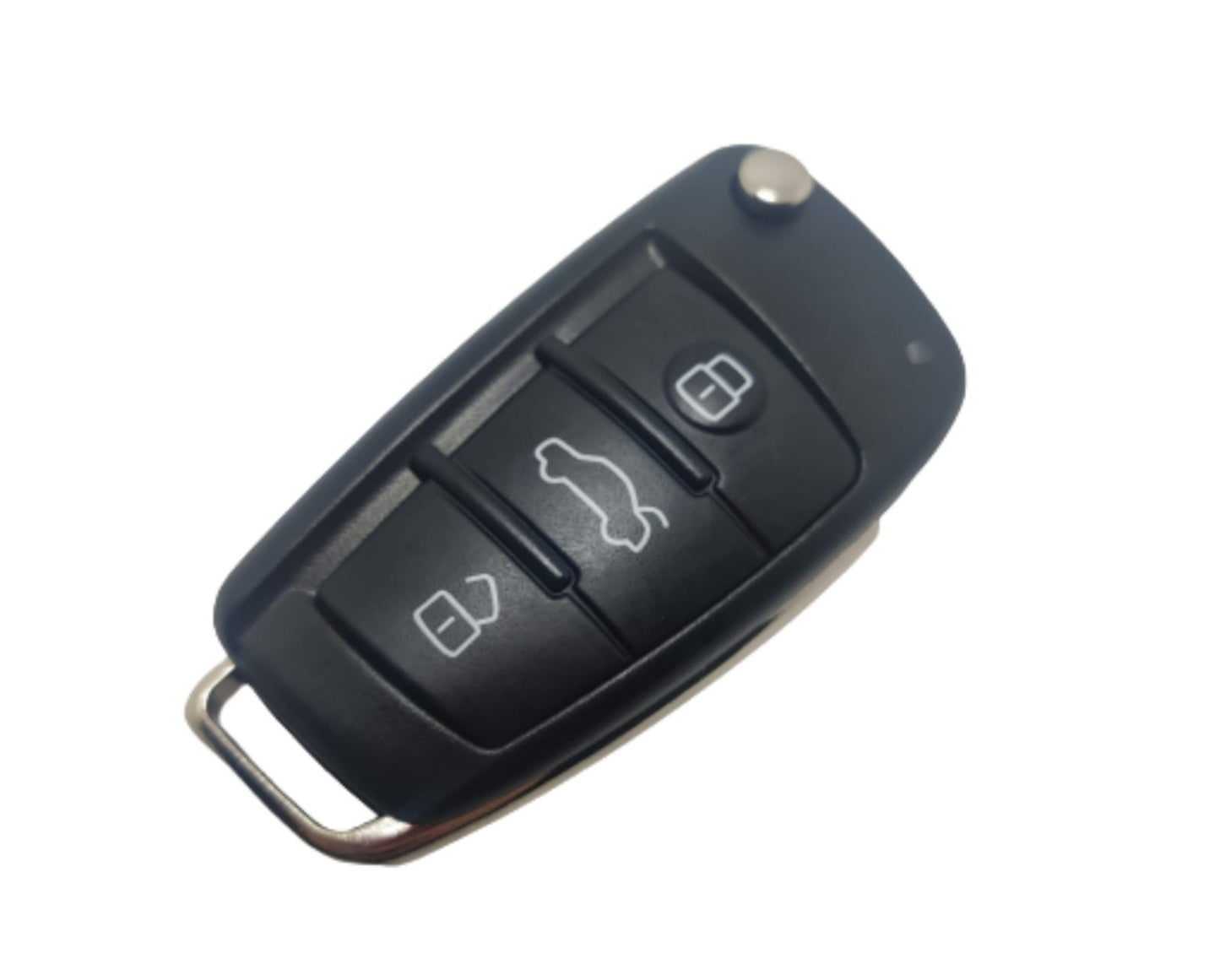 Capa Carcaça Oca Chave Canivete Aud A3 A4 A6 A8 TT Q3 Q5 Q7 2006 2007 2008 2009 2010 2011 2012 3 Botões