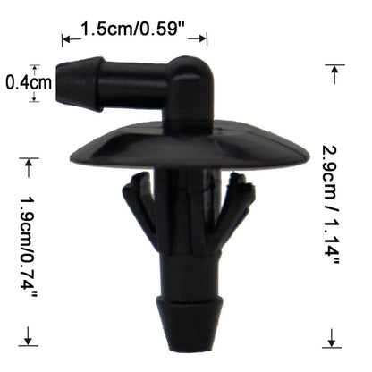 Esguicho Brucutu Limpador de Agua Parabrisa Merced Sprinter MB180 A6318690024 6318690024