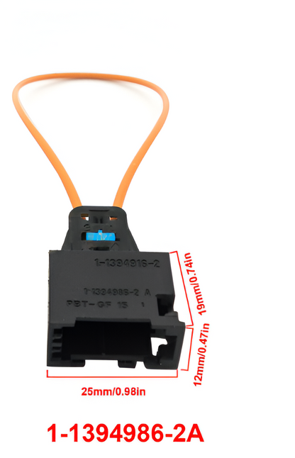 Cabo Fibra Optica Bypass Adaptador Radio Multimidia Aud Bm Porsc Merced Jagu Volkswag Femêa