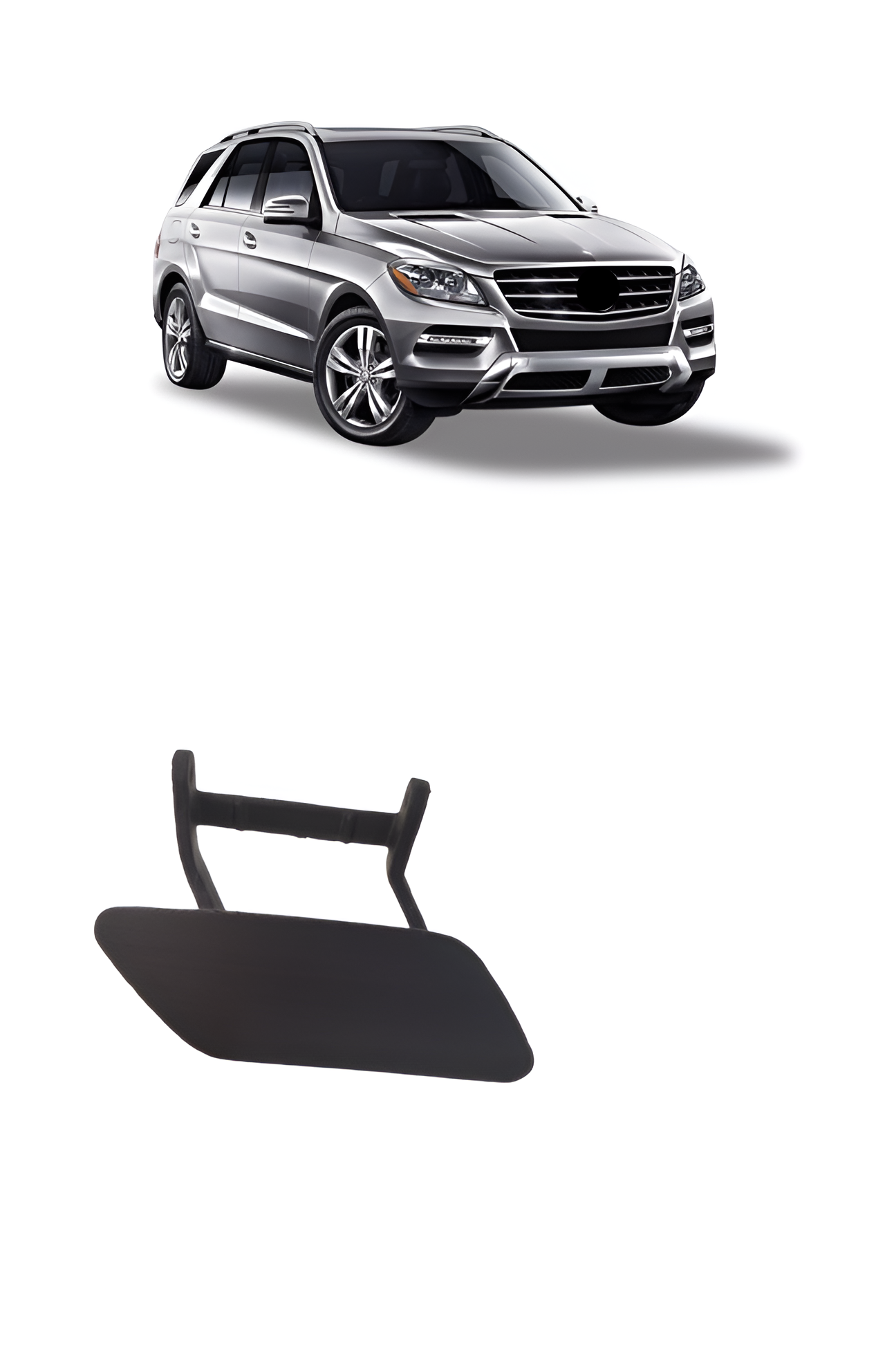 Tampa Esguicho Limpador Farol Direito Merced ML350 Ml200 Ml250 Ml280 Ml320 Ml500 Ml63 2012 2013 2014 2015 A1668600208