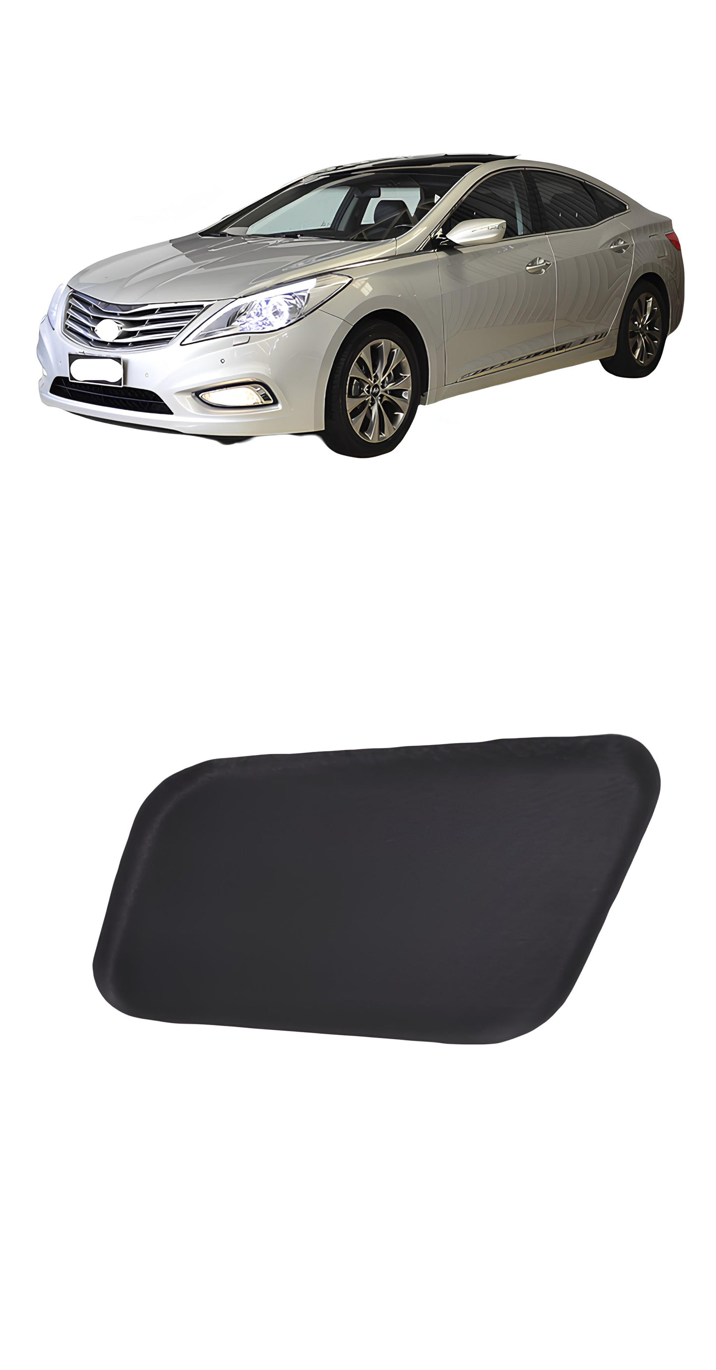 Capa Tampa Parachoque Esguicho Limpador Farol Esquerdo Azera 2012 2013 2014 Motorista 98680-3v000